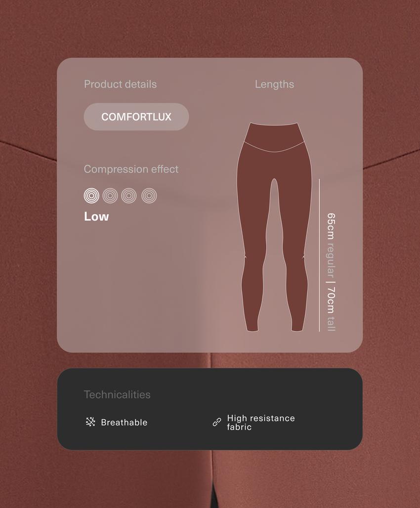 Легинсы до щиколотки Comfortlux с высокой талией