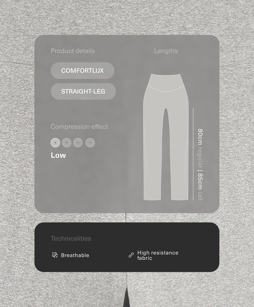 Прямые брюки Comfortlux с завышенной талией