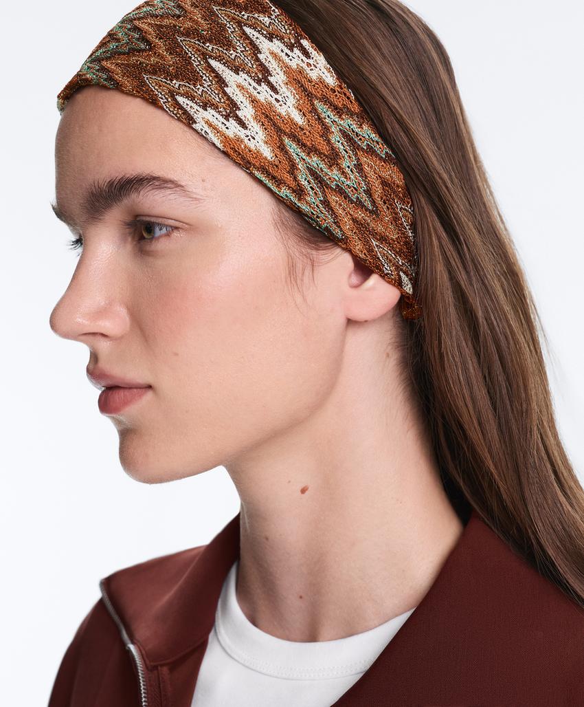 Fita para o cabelo com espiga