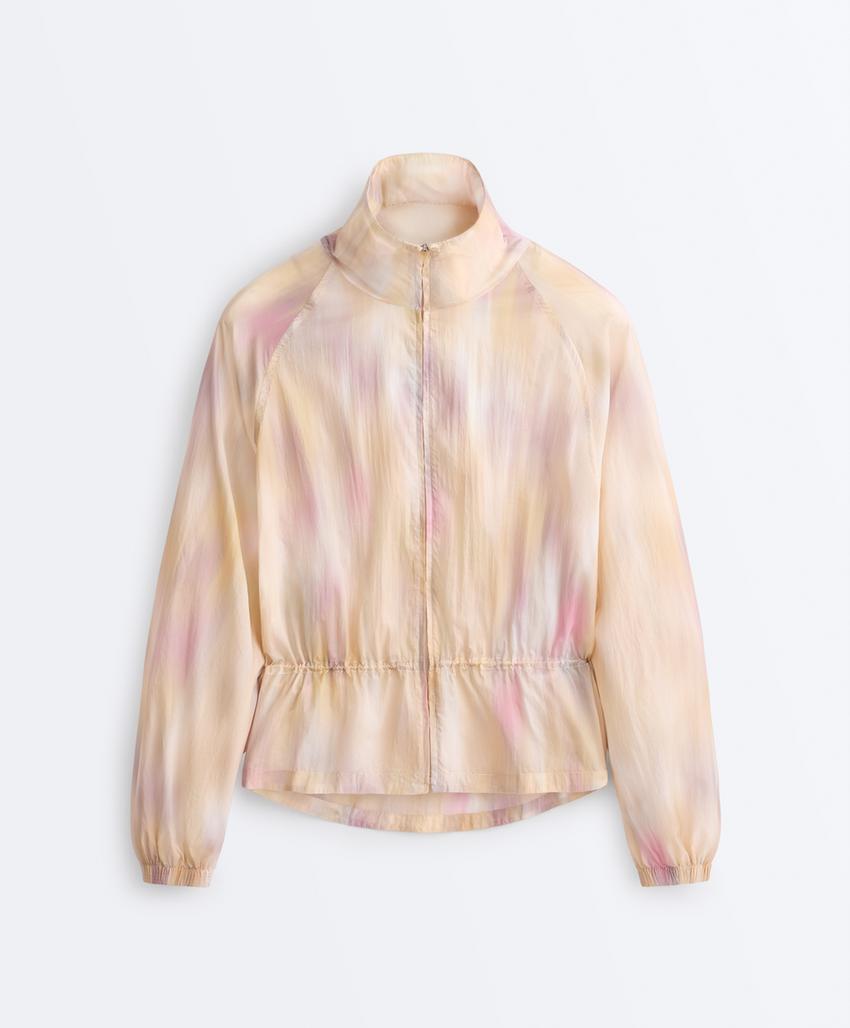Куртка Track с принтом tie-dye