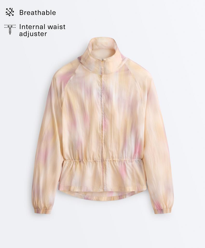Куртка Track с принтом tie-dye