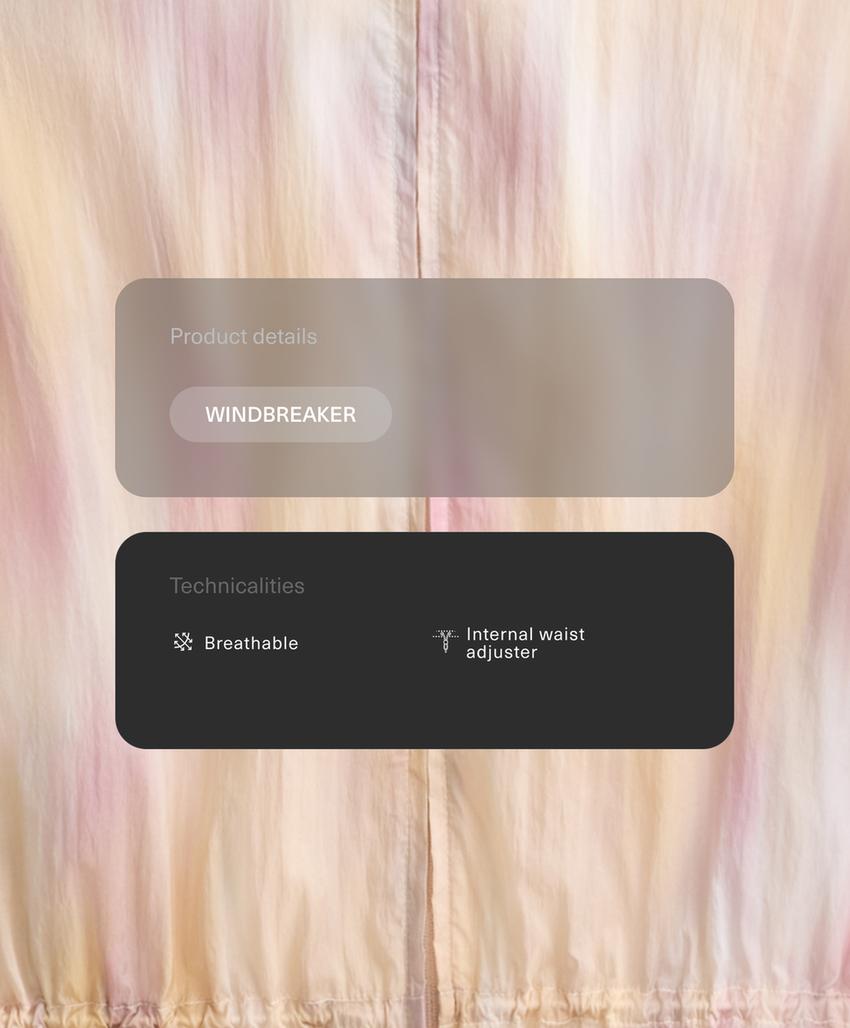 Куртка Track с принтом tie-dye