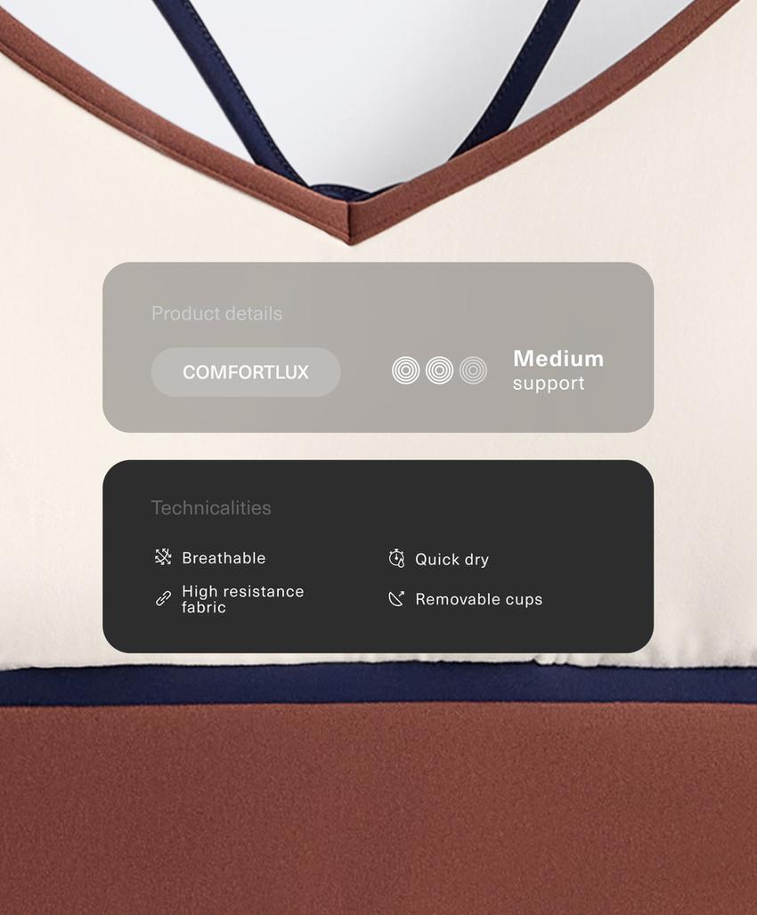Спортивный бюстгальтер Comfortlux со средней поддержкой