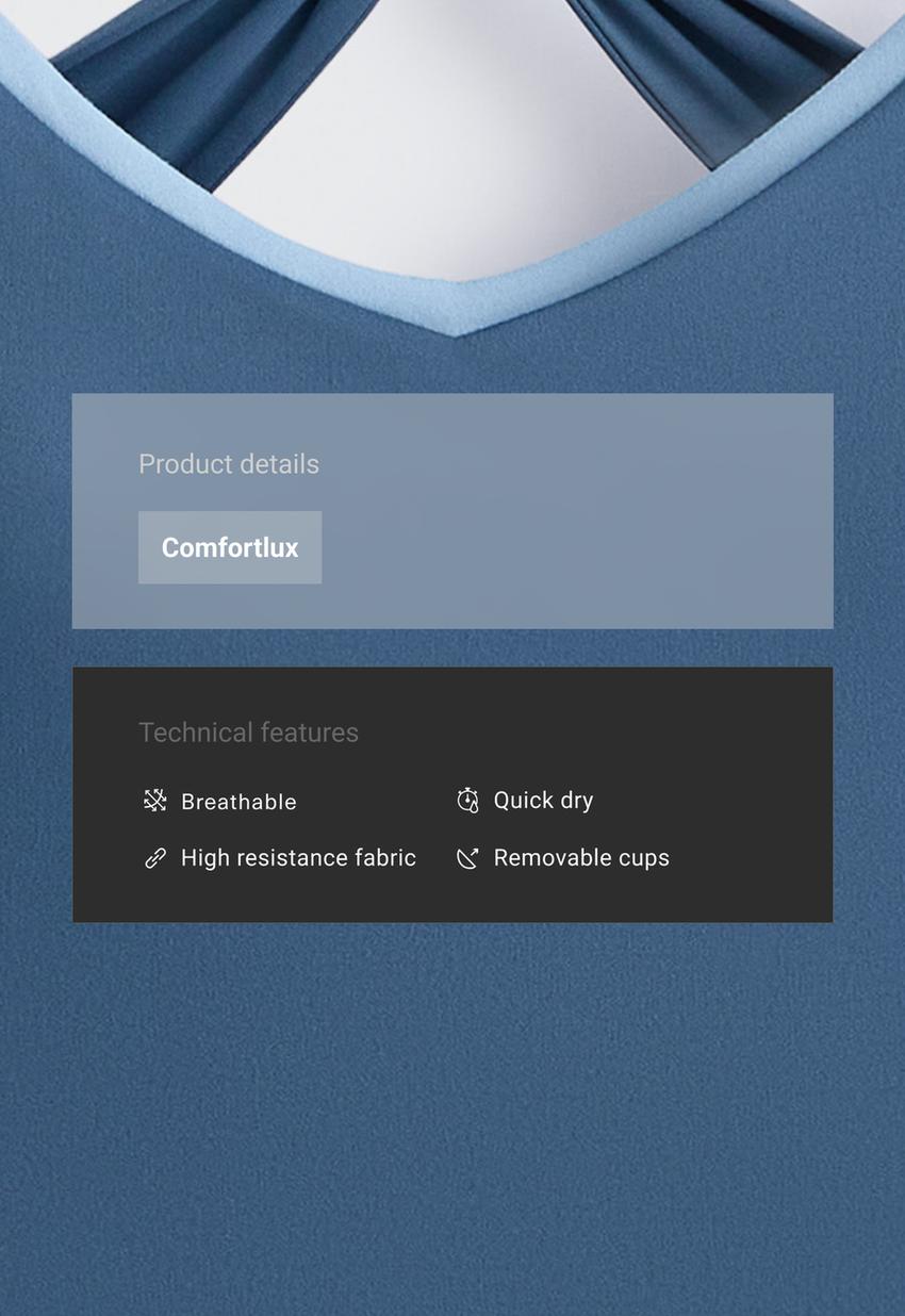 Топ-майка Comfortlux с перекрестными бретелями