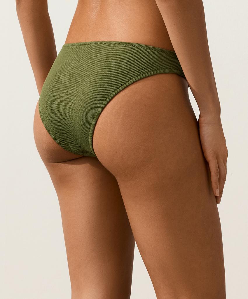 Cueca de biquíni clássica rib