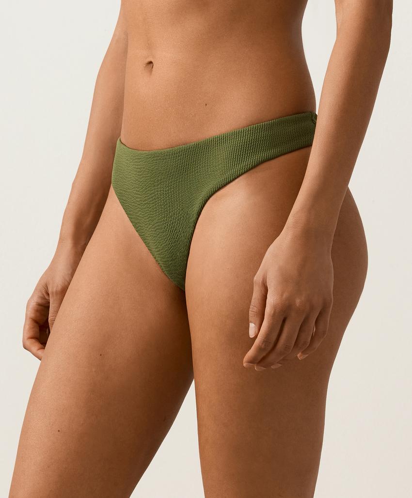 Cueca de biquíni clássica rib