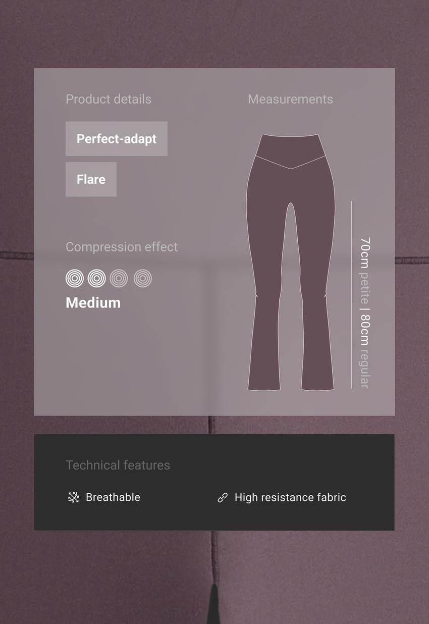Брюки Flare Perfect-adapt с высокой посадкой
