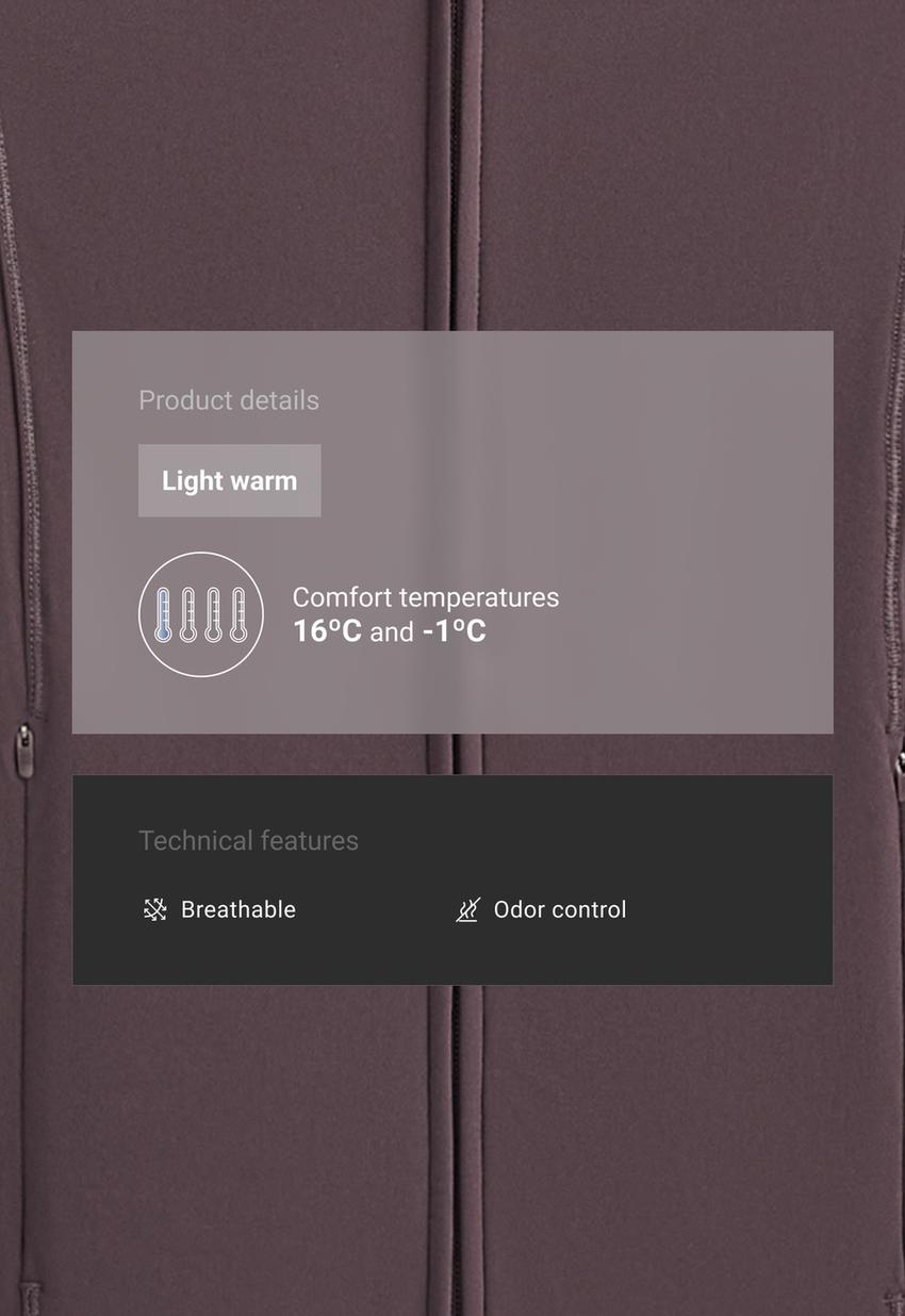 Укороченная высокотехнологичная куртка Light warm
