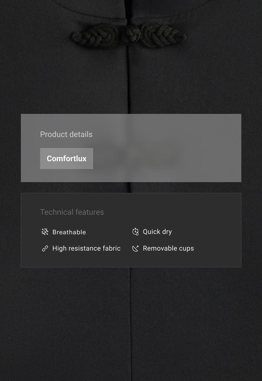 Топ Comfortlux с воротником-стойкой