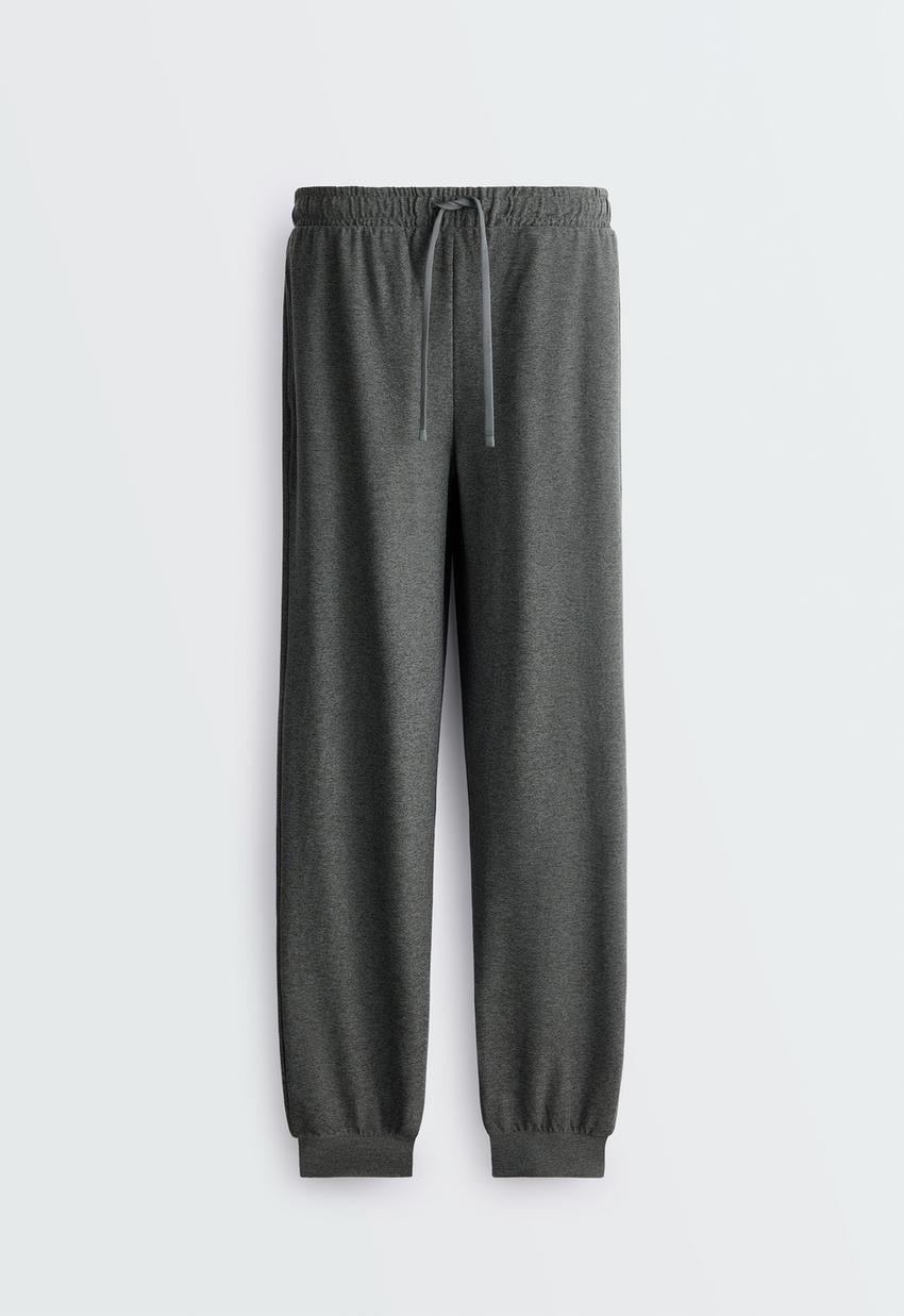 Брюки-джоггеры Comfortlux mid rise с эффектом меланжа