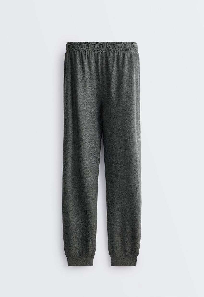 Брюки-джоггеры Comfortlux mid rise с эффектом меланжа