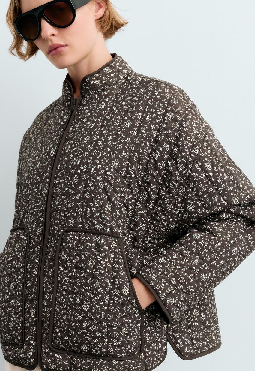 Утепленная куртка миди FELLEX® AEROGEL с принтом