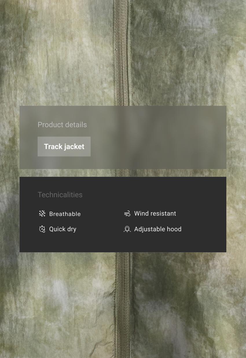 Куртка Track с принтом