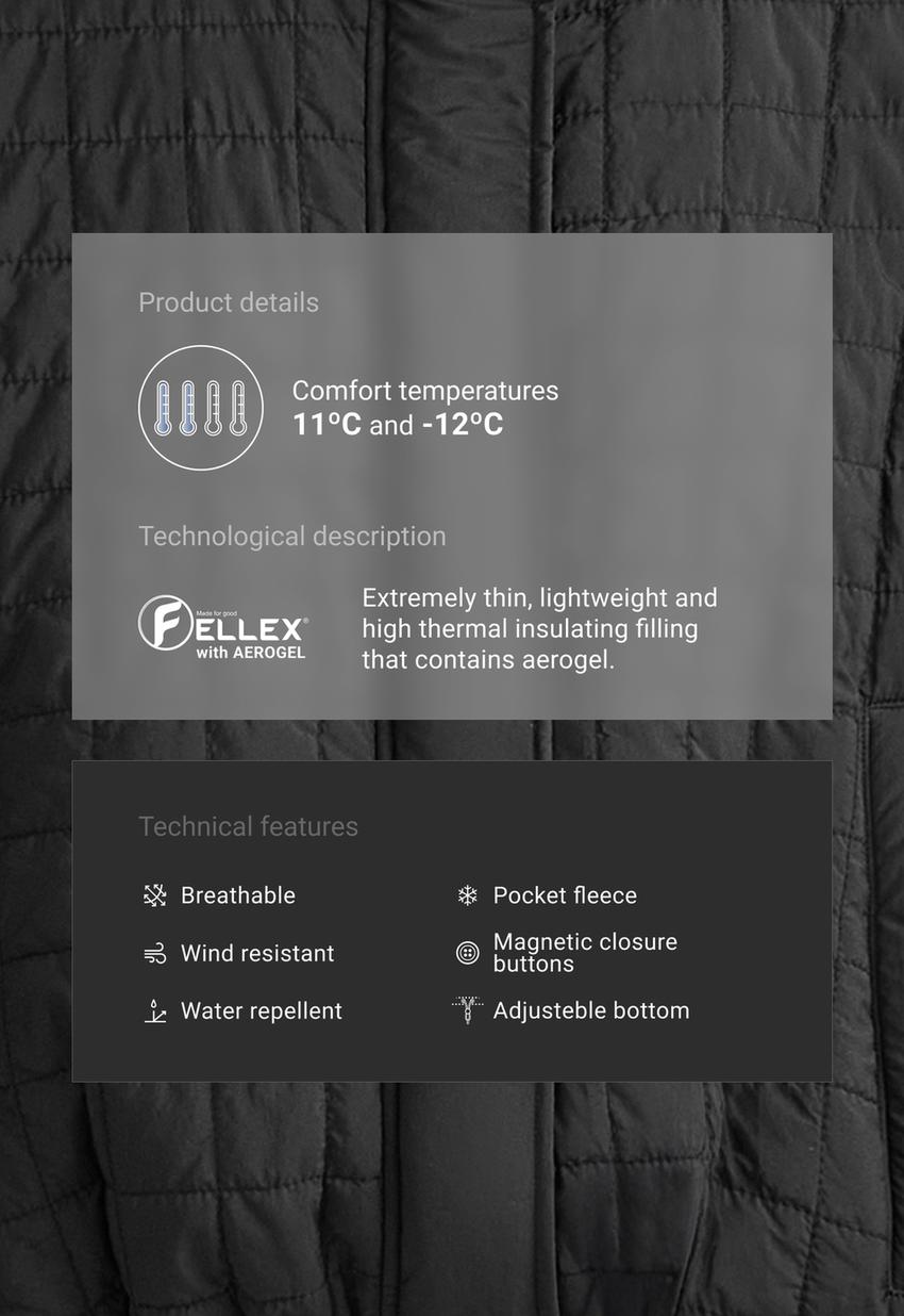 Короткая утепленная куртка FELLEX® AEROGEL
