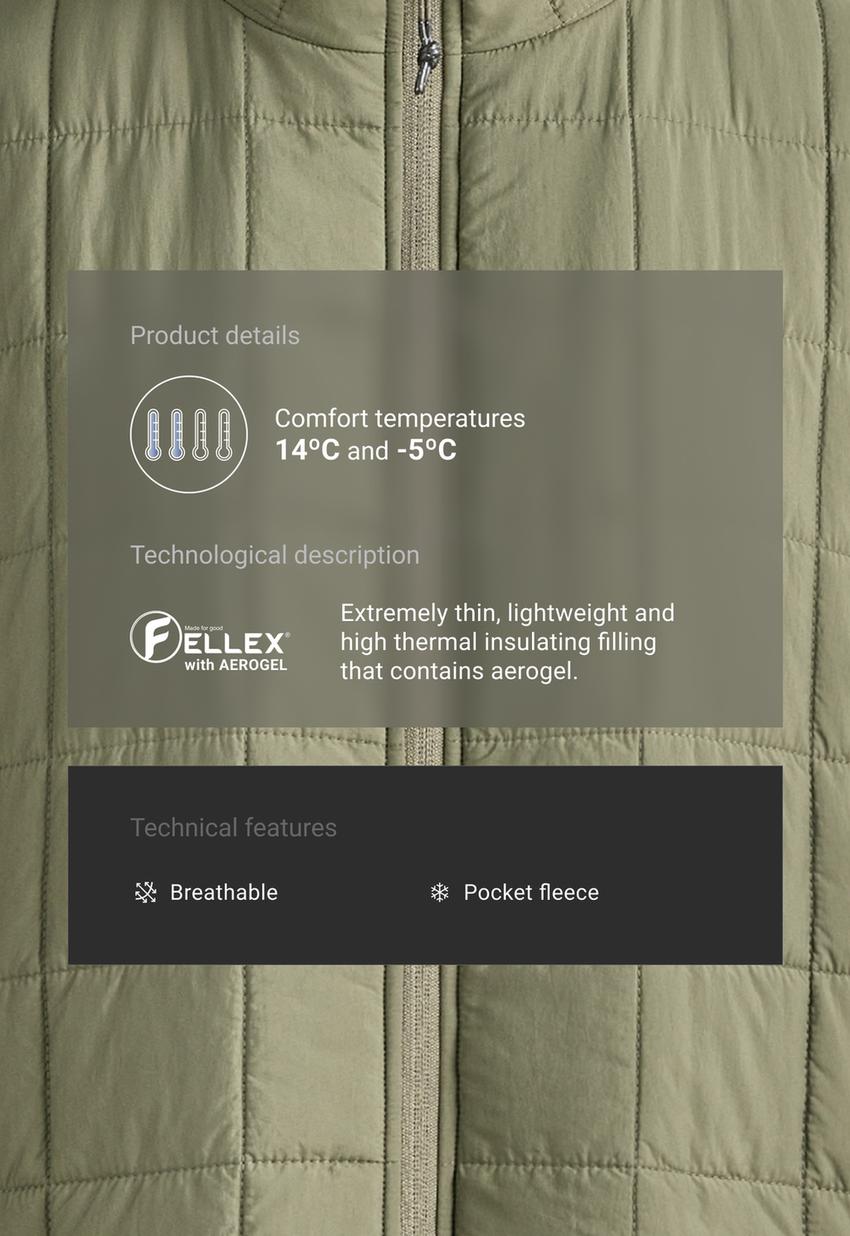 Утепленный жилет Boxy с наполнителем FELLEX® AEROGEL
