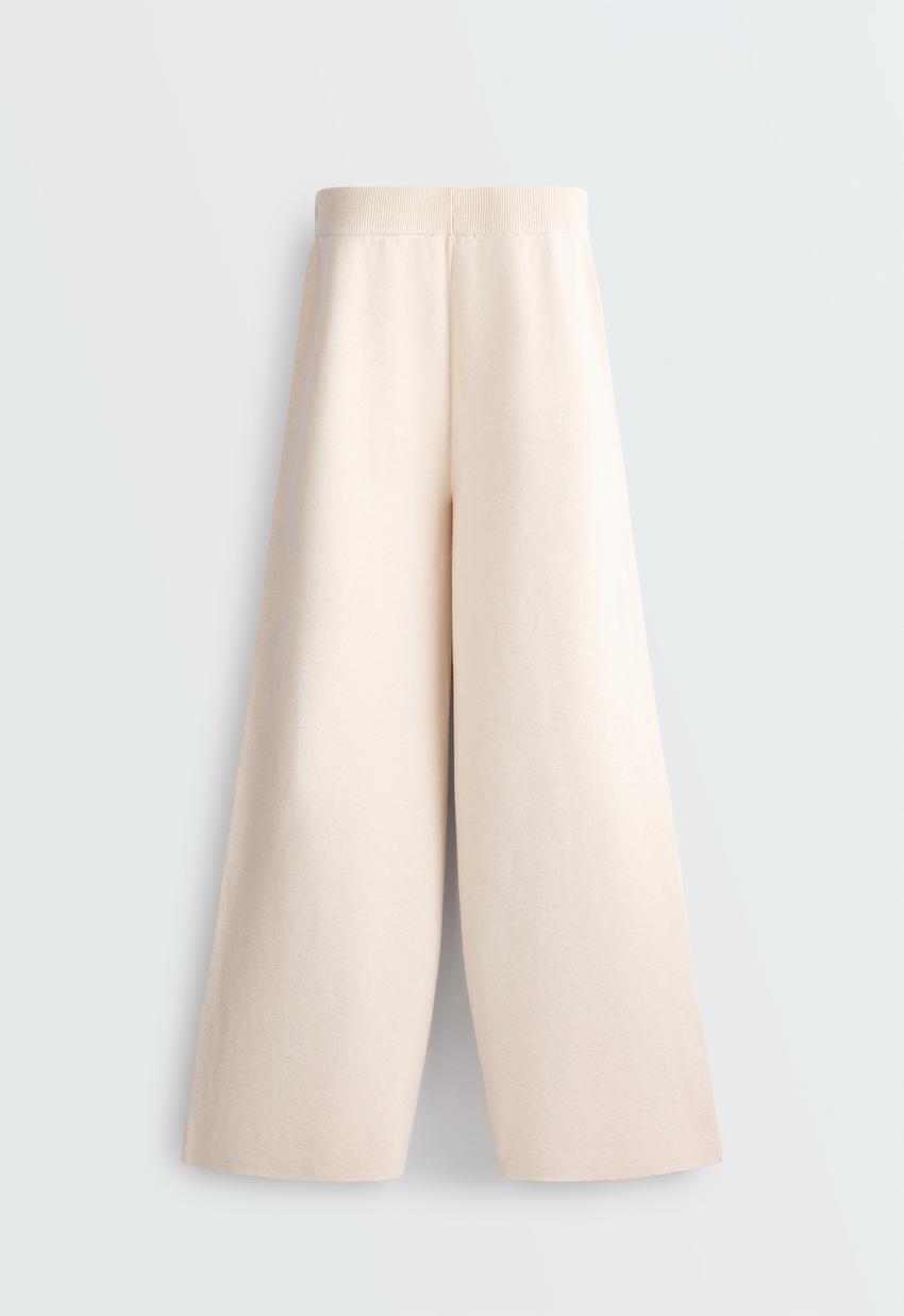 Широкие брюки Wide leg с контрастным кантом