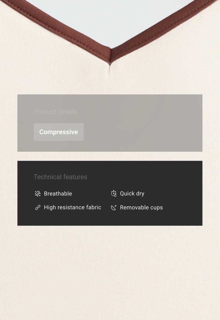 Майка - топ Comfortlux с контрастными бретельками