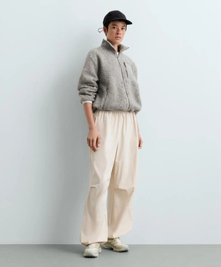 MID-GREY MELANGE|5186/674/814 - OYSHO Куртка из искусственной овчины