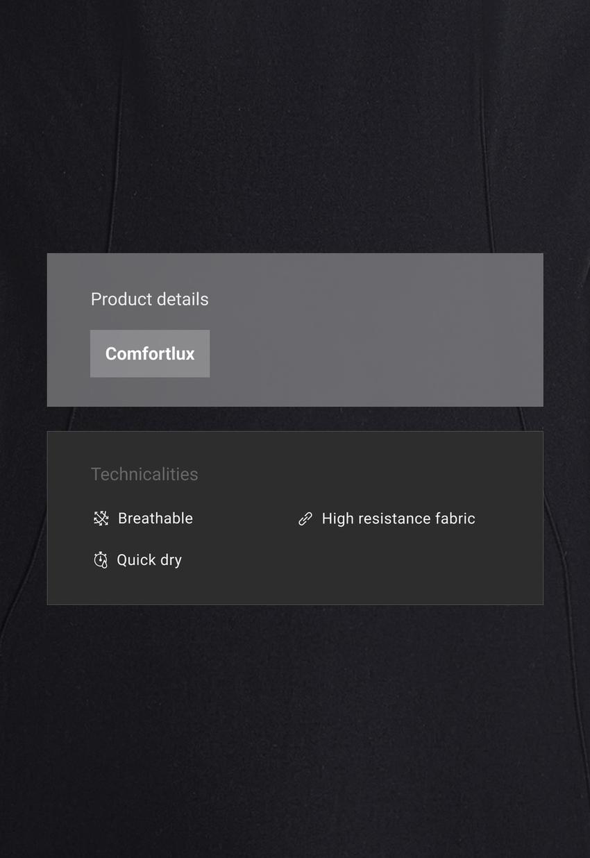 Короткий комбинезон Comfortlux с вырезом сердечком