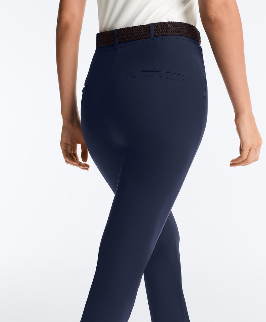 Техничные брюки skinny с рельефным швом