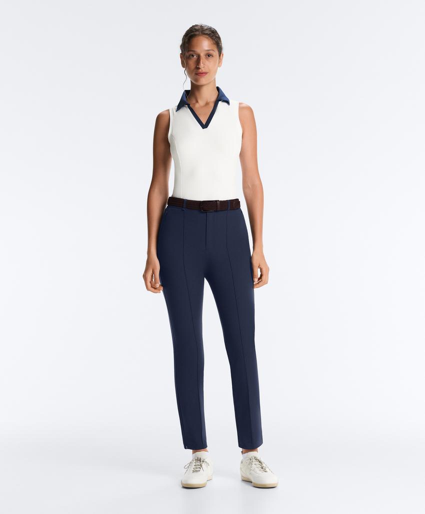 Техничные брюки skinny с рельефным швом