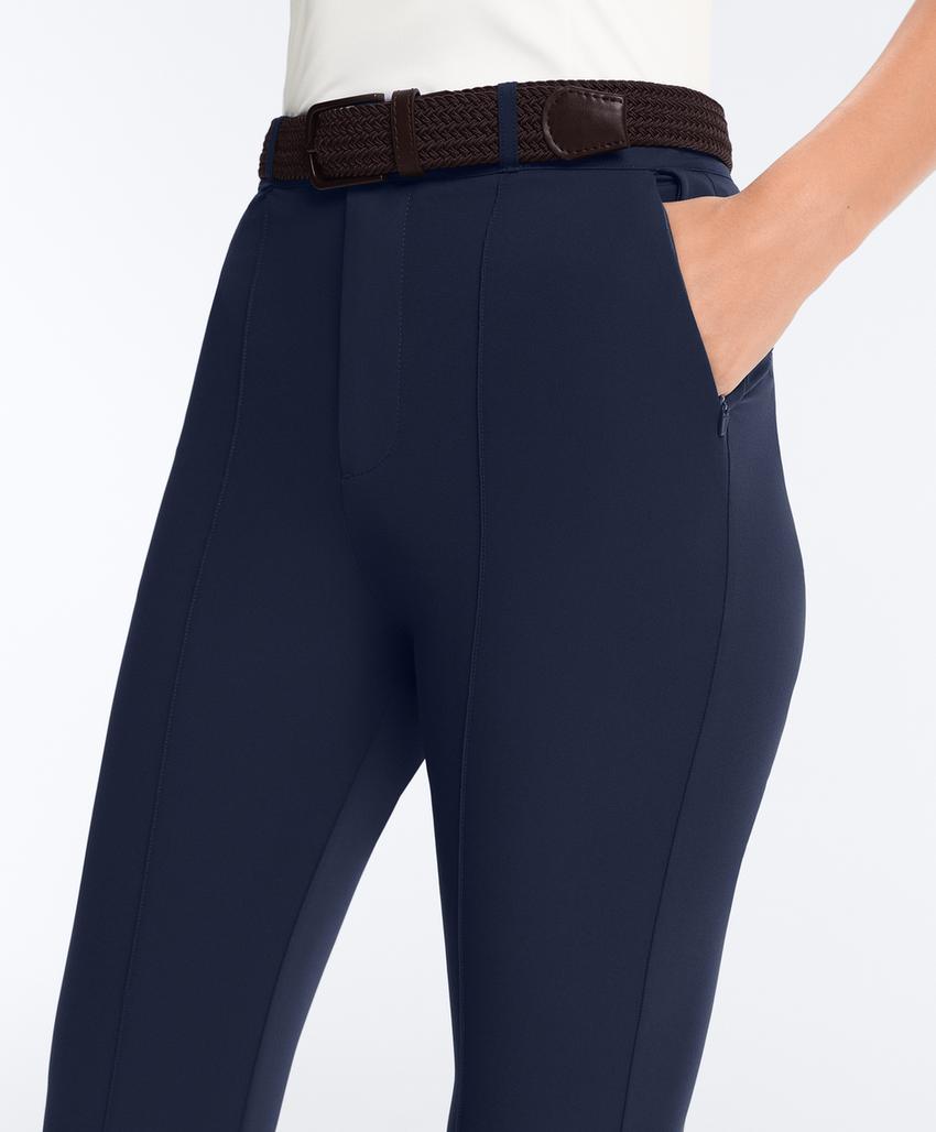 Техничные брюки skinny с рельефным швом