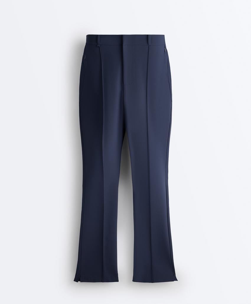 Техничные брюки skinny с рельефным швом