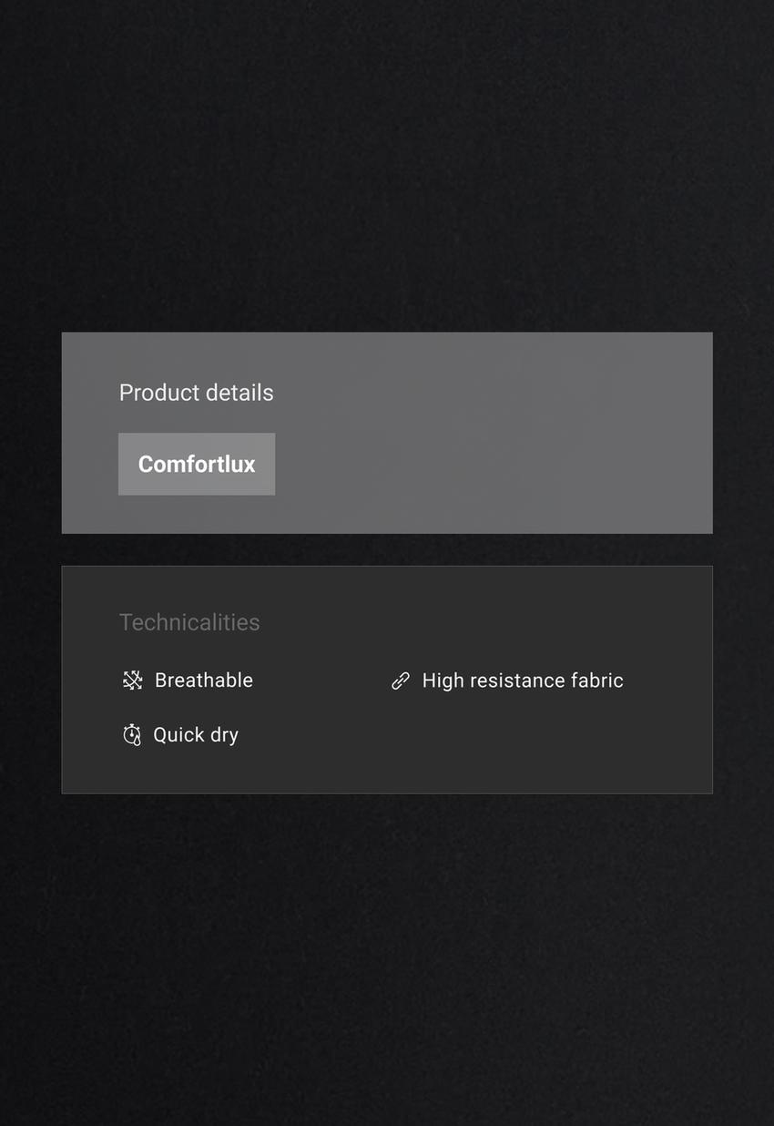 Короткий комбинезон Comfortlux с открытой спинкой