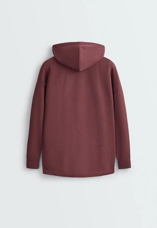 Куртка oversize из модала с мягкой отделкой и ребристой отделкой- Заказать в России