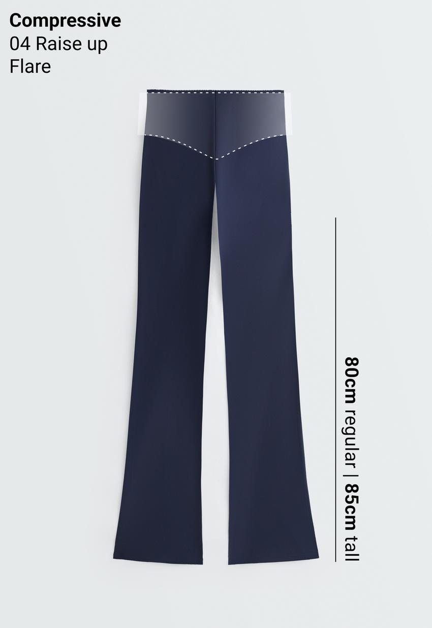 Брюки Flare  Compressive Raise up