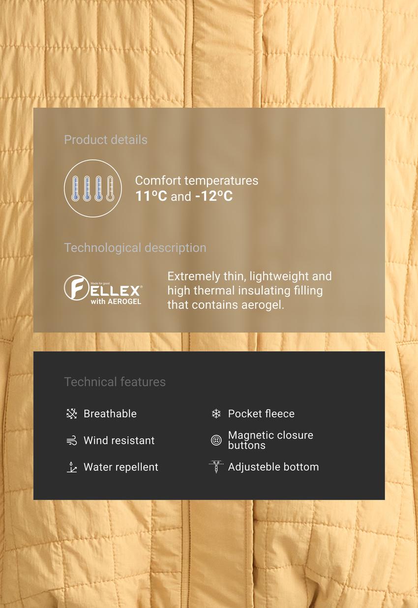 Короткая утепленная куртка FELLEX® AEROGEL
