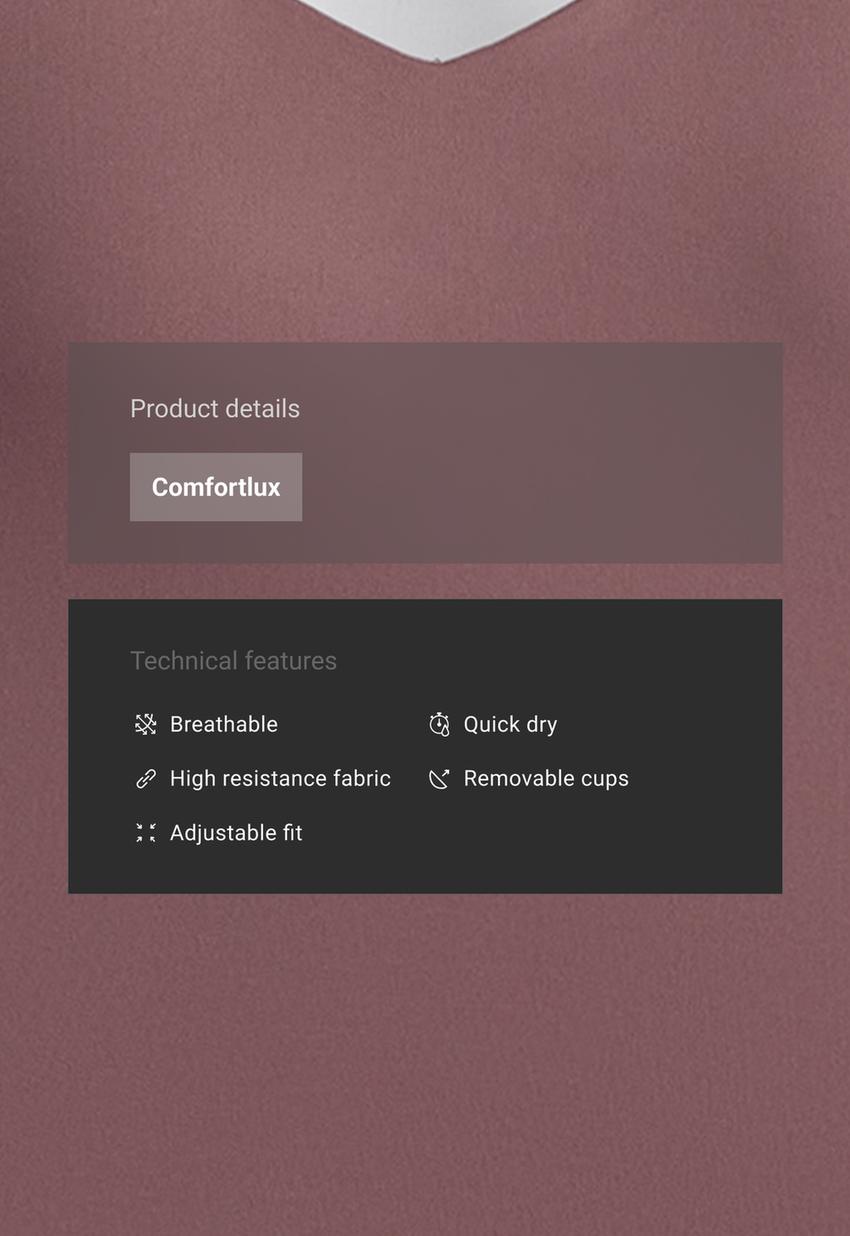 Топ-майка Comfortlux с регулируемыми бретелями