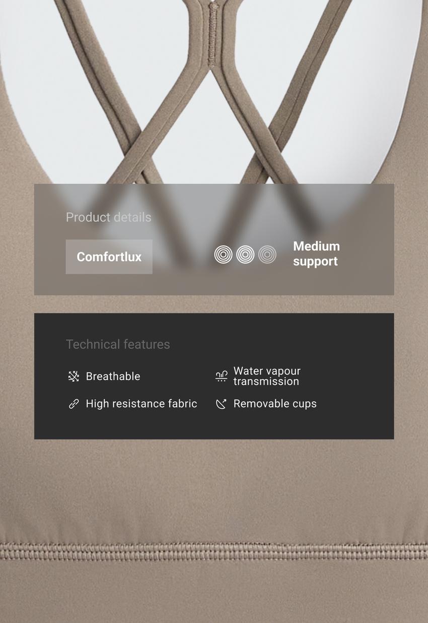 Спортивный бюстгальтер Comfortlux со средней поддержкой