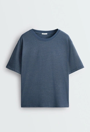 Striped short-sleeved T-shirt- Заказать в России