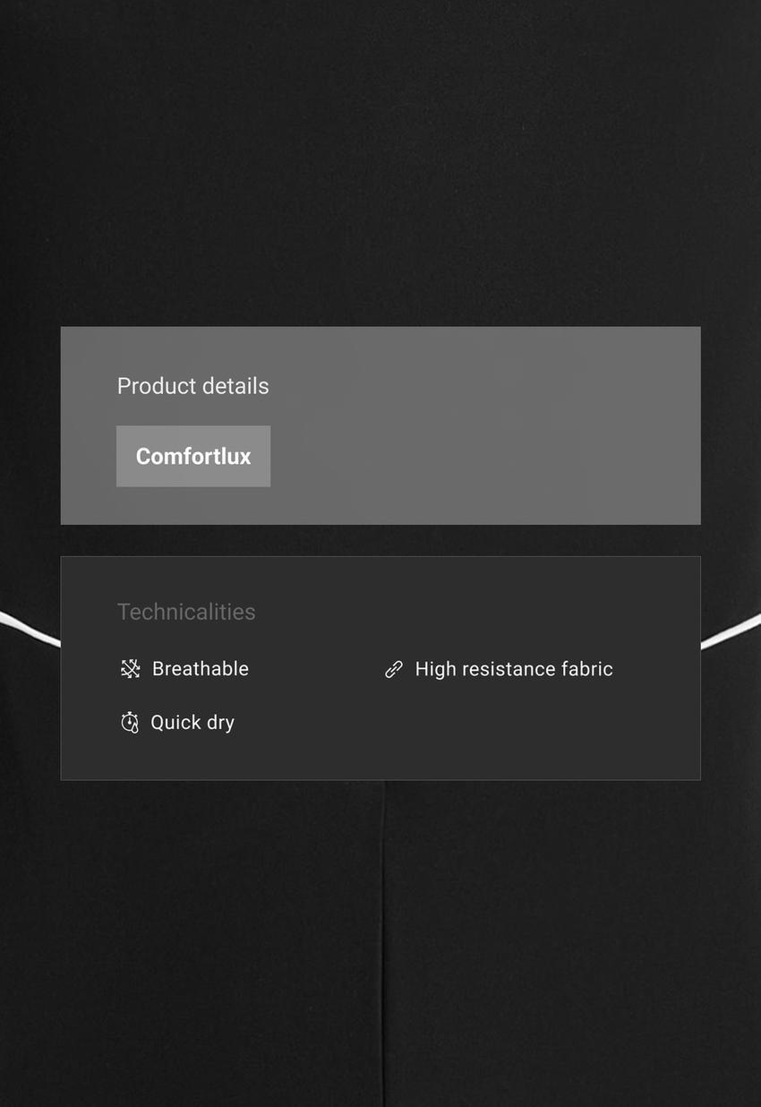 Короткий комбинезон Comfortlux с окантовкой