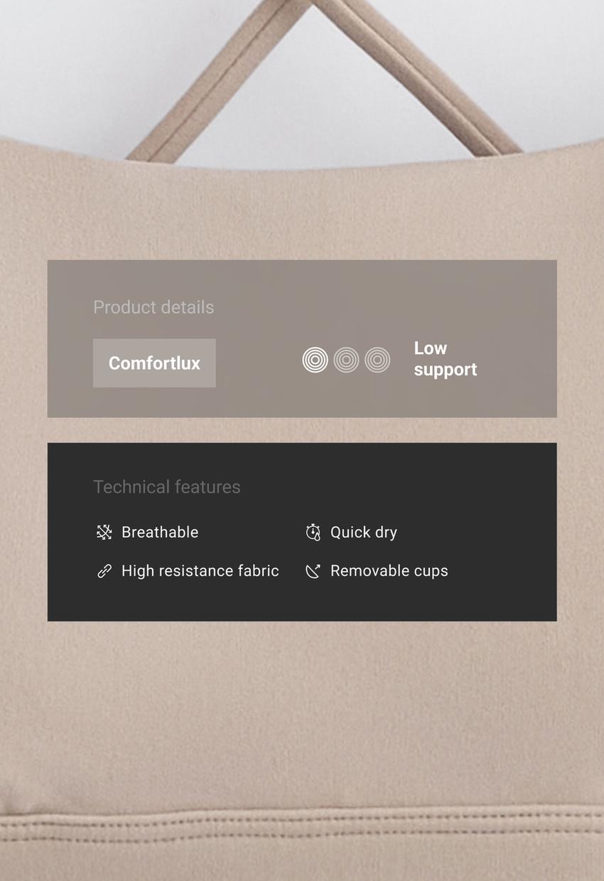 Спортивный бюстгальтер Comfortlux с поддержкой