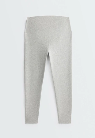 PALE GREY|6291/965/811 - OYSHO Легинсы COMFORTLUX для беременных 65 см, меланж