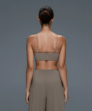 Light Touch ruched low-support bra- Заказать в России