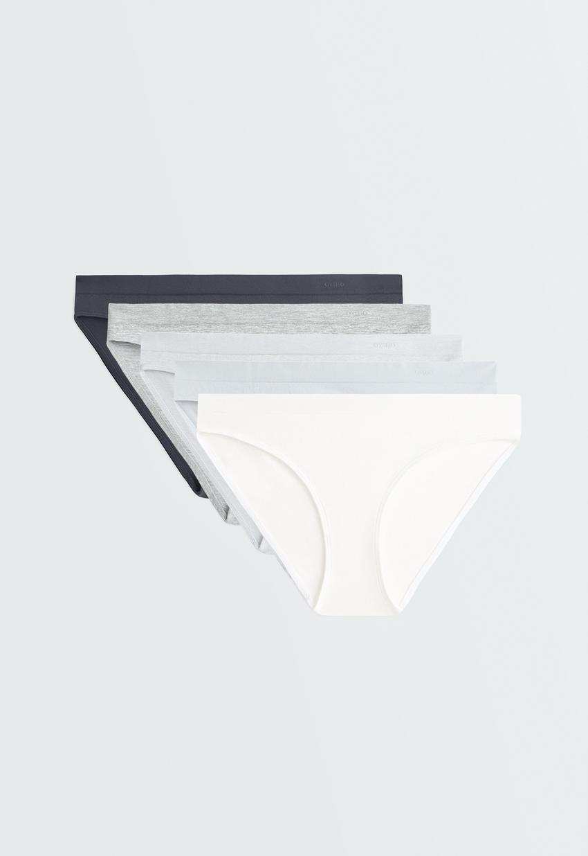 5 классических трусов Seamless из полиамида