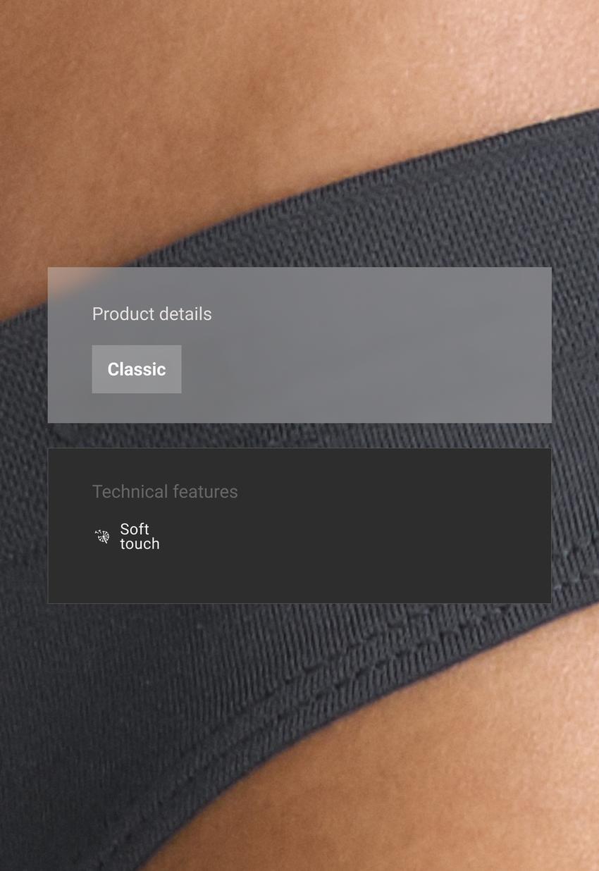 5 классических трусов Seamless из полиамида