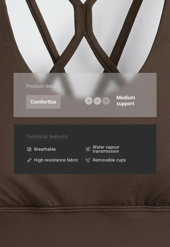 Comfortlux: спортивный бюстгальтер