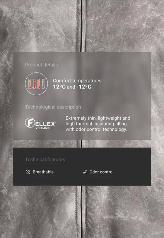 Утепленная куртка FELLEX® Volcanic boxy с принтом