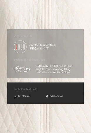 PALE ECRU|6433/332/959 - OYSHO Утепленная куртка FELLEX® VOLCANIC