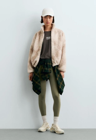 Boxy Fit cotton blend print T-shirt- Заказать в России