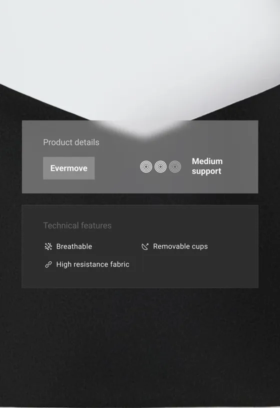 Спортивный бюстгальтер Evermove