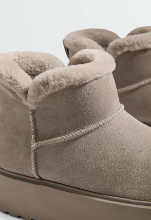 Leather platform boots- Заказать в России