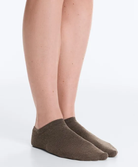 5 пар носков-сникеров из смесового хлопка