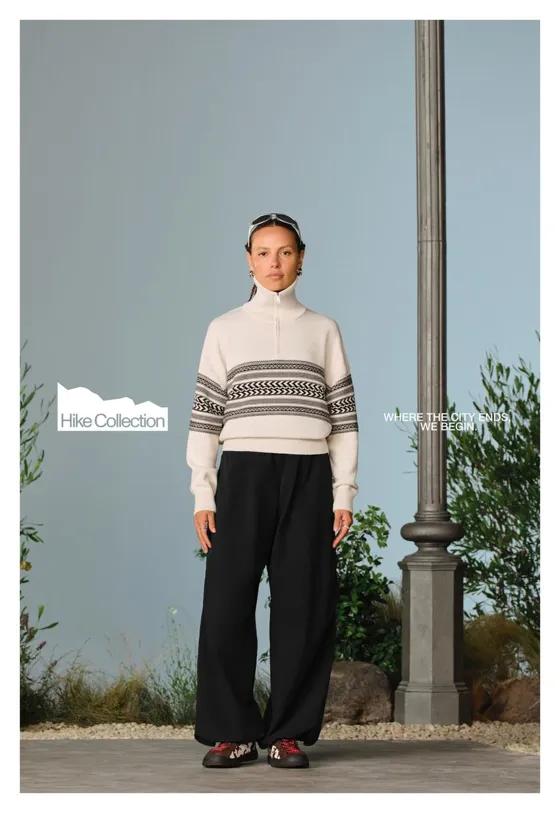 Свитер вязаный 100% хлопок Jacquard