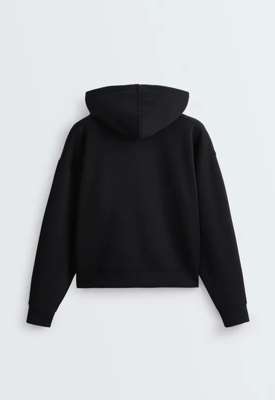 Толстовка с модалом и начесом Boxy
