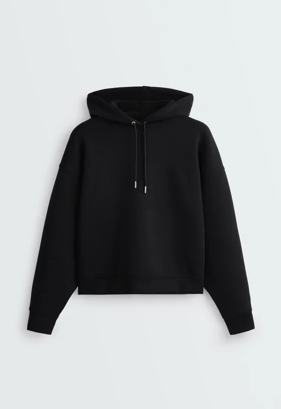 Толстовка с модалом и начесом Boxy